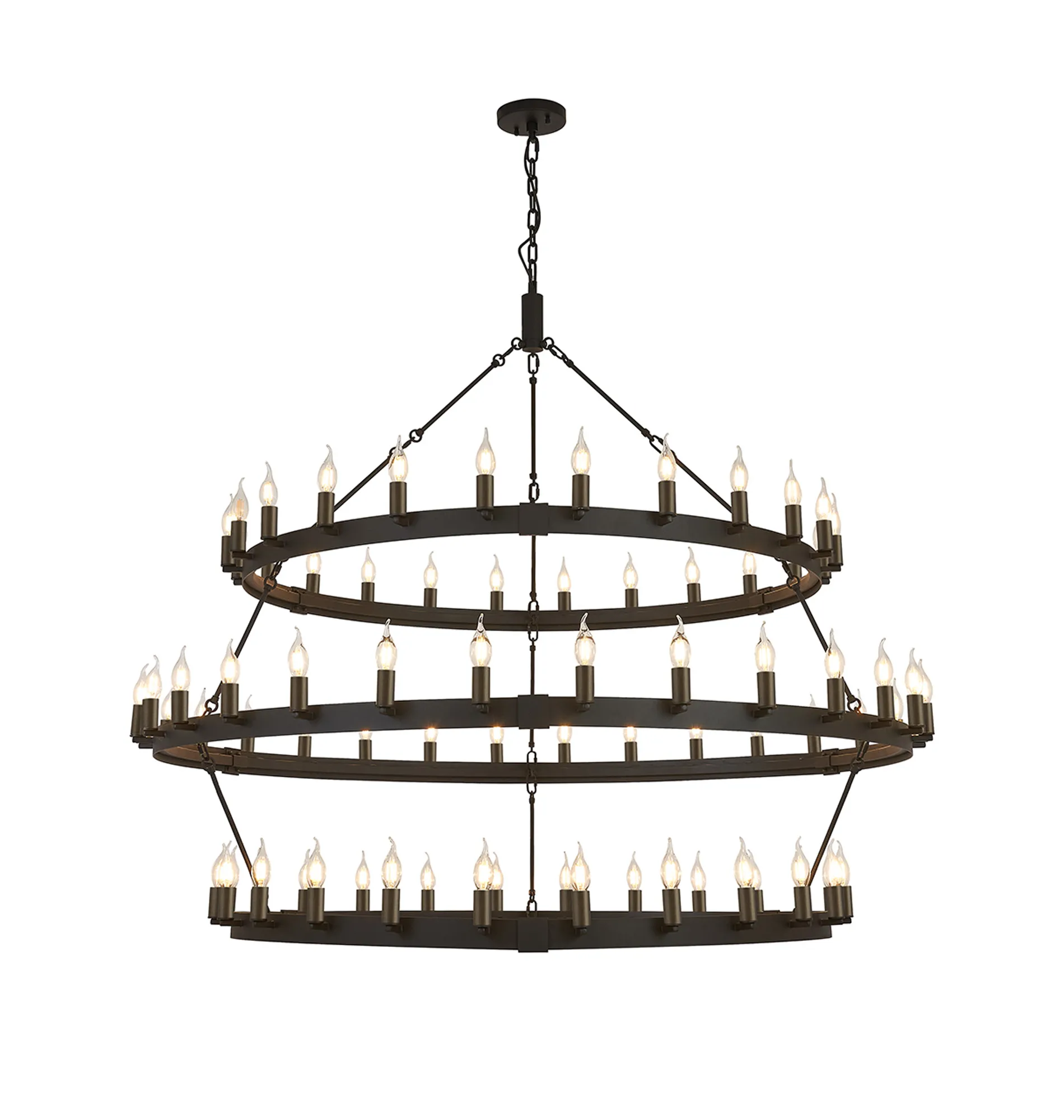 Blare 78/84 Light Chandelier- Various Finishes - Image 22
