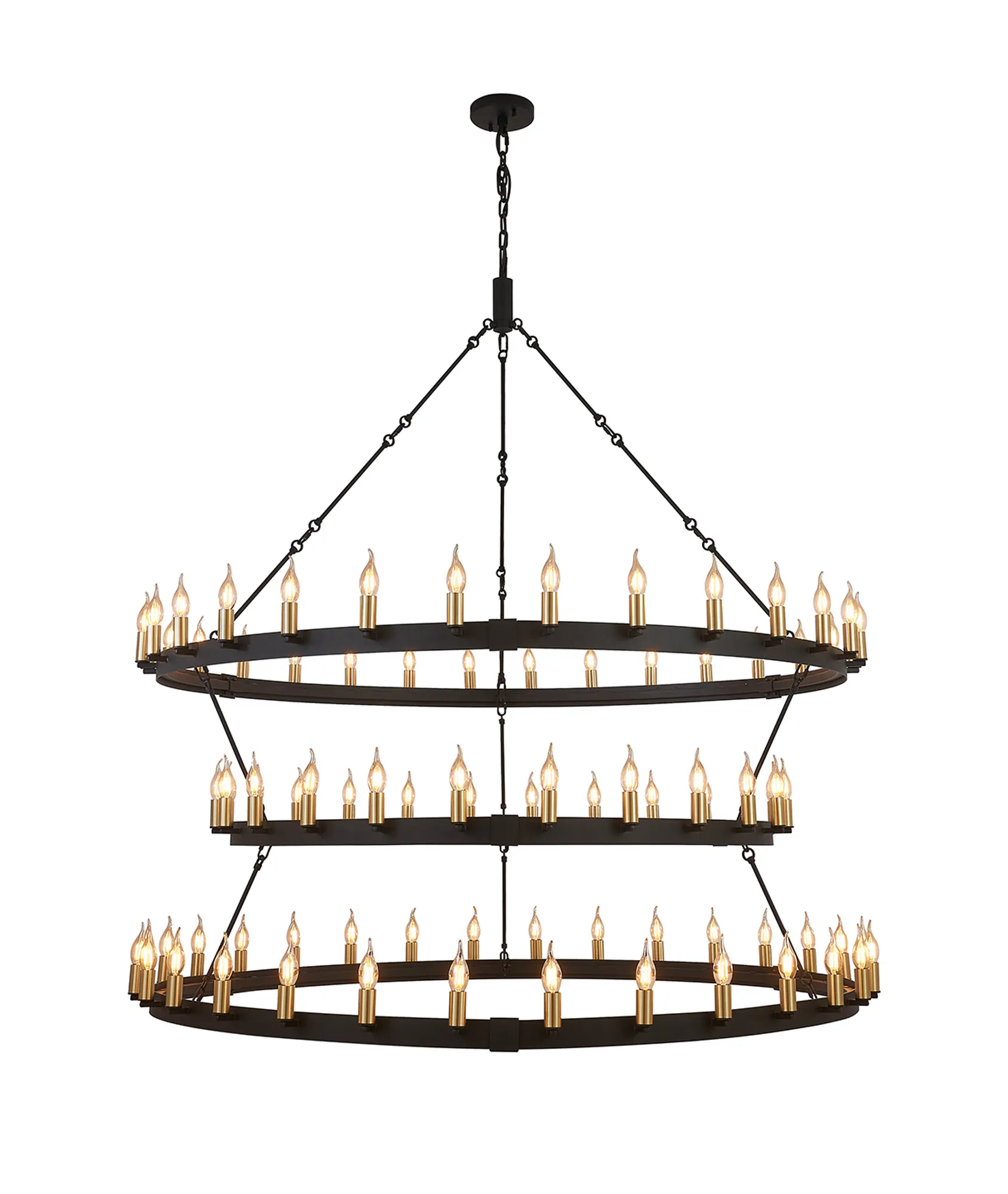 Blare 78/84 Light Chandelier- Various Finishes - Image 4