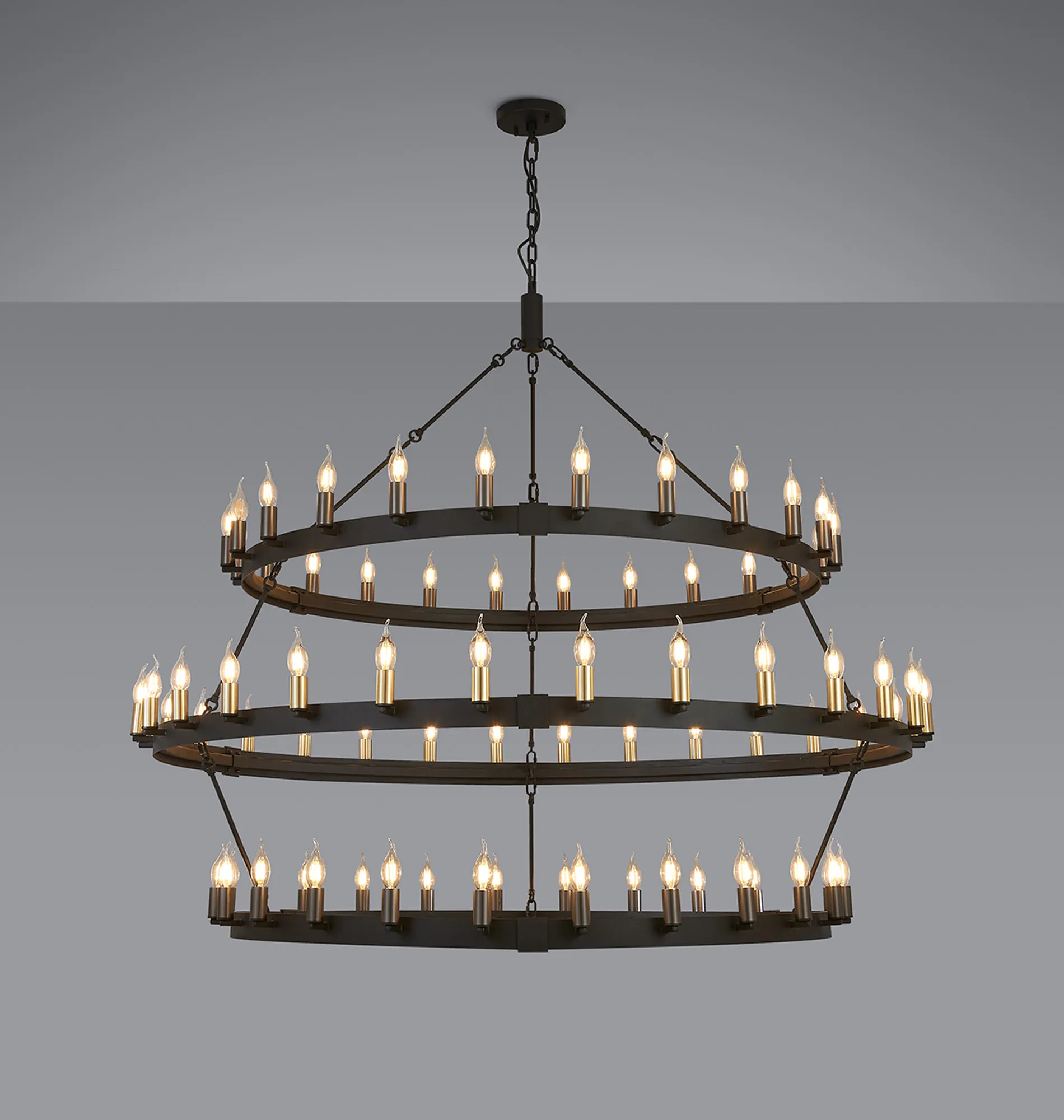 Blare 78/84 Light Chandelier- Various Finishes - Image 5