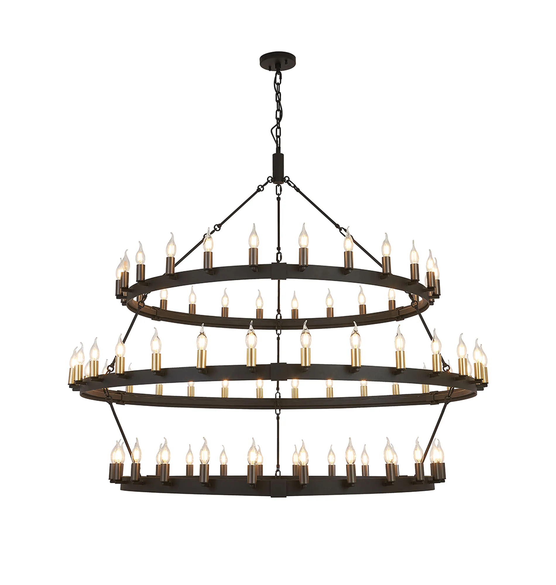 Blare 78/84 Light Chandelier- Various Finishes - Image 8