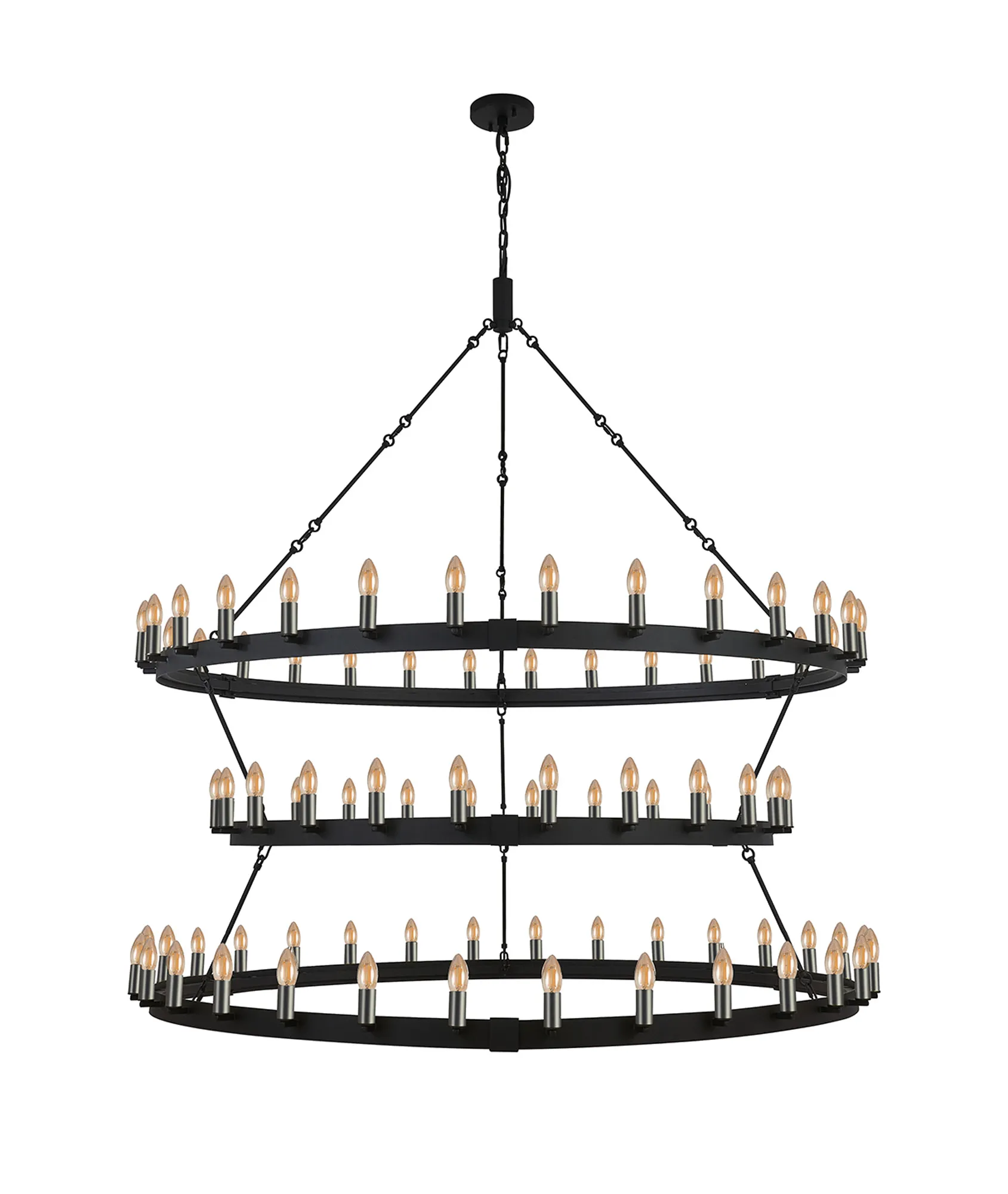 Blare 78/84 Light Chandelier- Various Finishes - Image 9