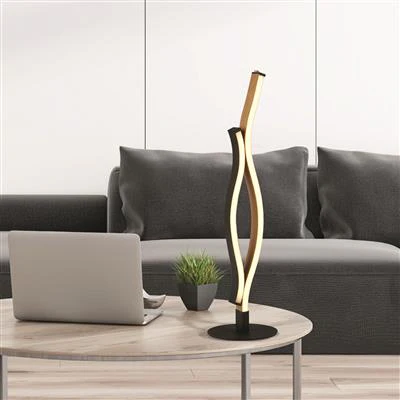 Bloom LED Table Lamp - Wood Effect - Image 2