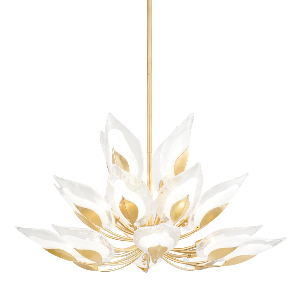 Blossom 10/20Lt Chandelier - Gold Leaf - Image 2