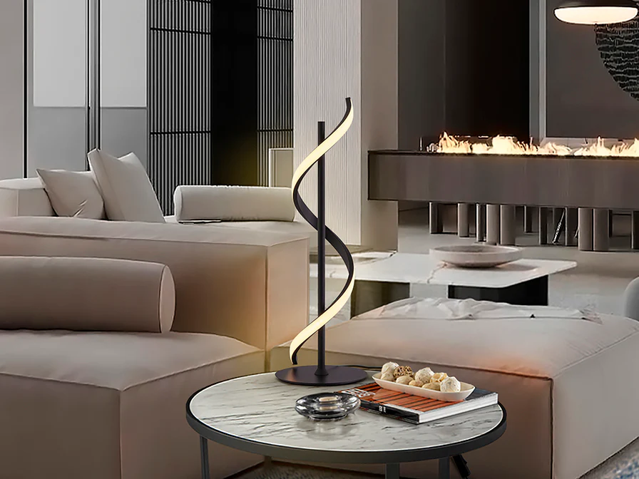 Boa LED  Table Lamp- Black Finish - Image 2