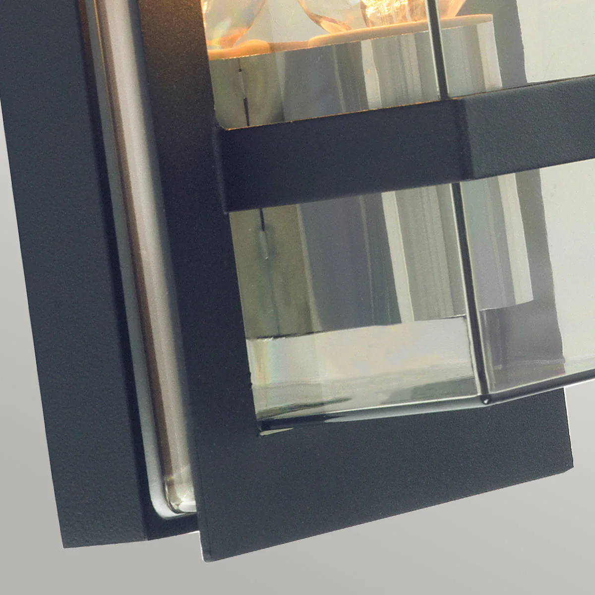 Boden 1 Light Wall Light - Black With Clear/Opal Glass - Image 4