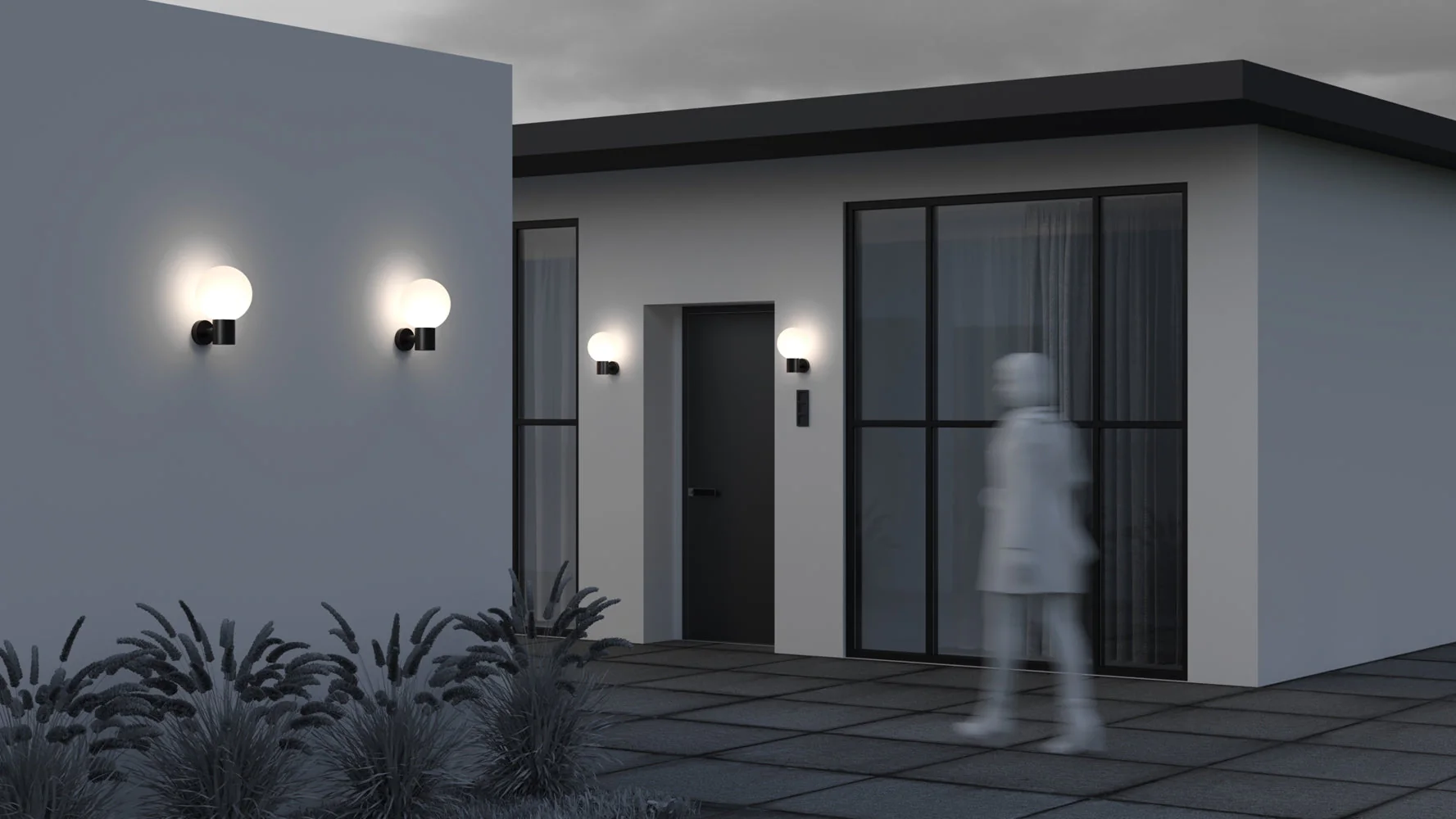 Bold Outdoor Wall Light IP54 - Image 2