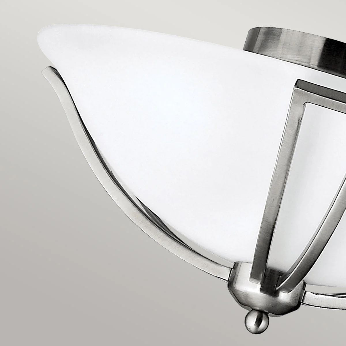 Bolla 2 Light Flush - Brushed Nickel - Image 3