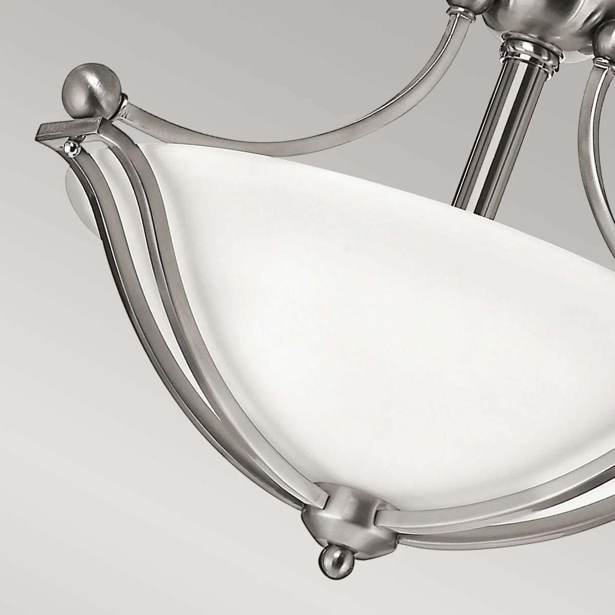 Bolla 2 Light Semi-Flush - Brushed Nickel - Image 3