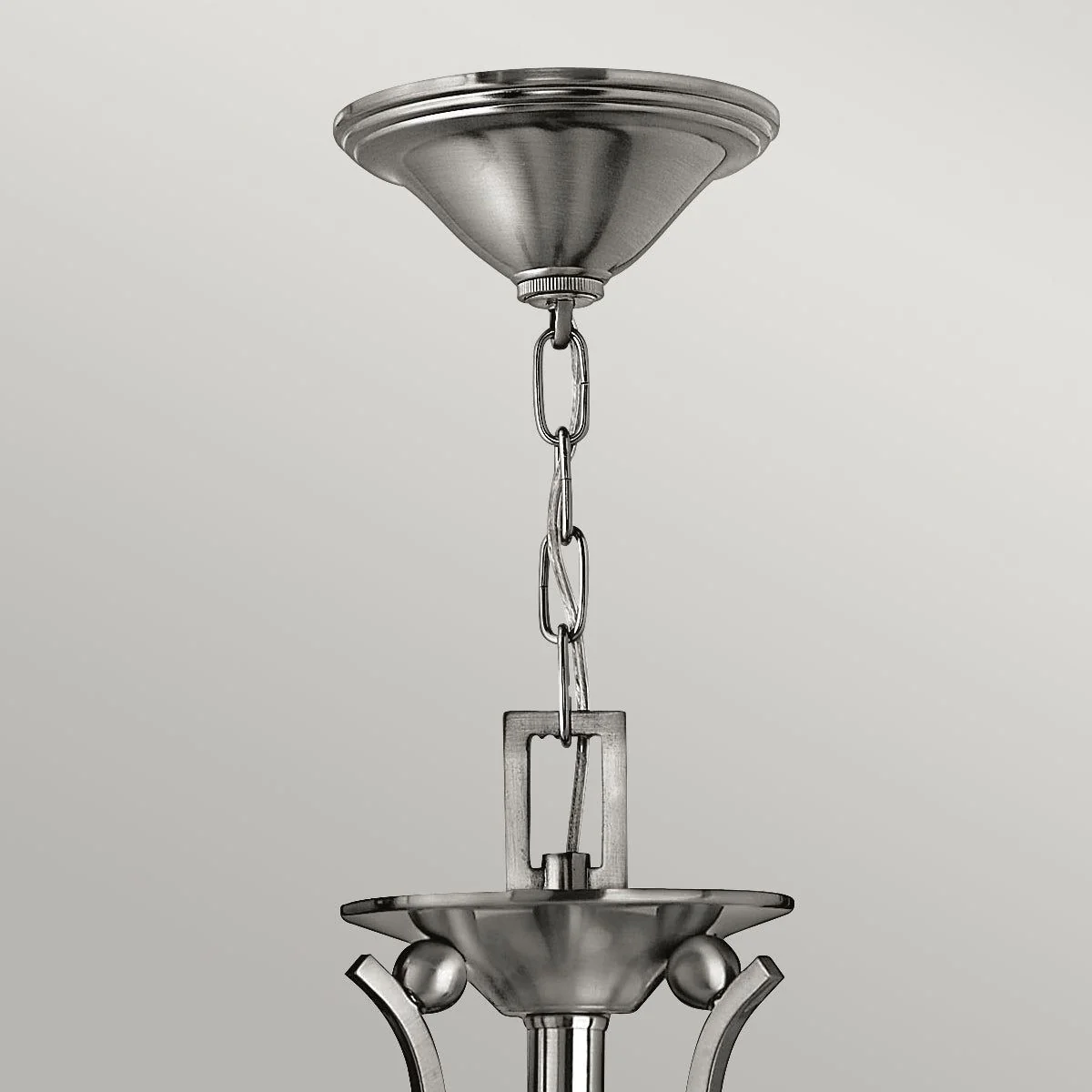 Bolla 3/5Lt Centre Ceiling Light -  Brushed Nickel Finish - Image 2