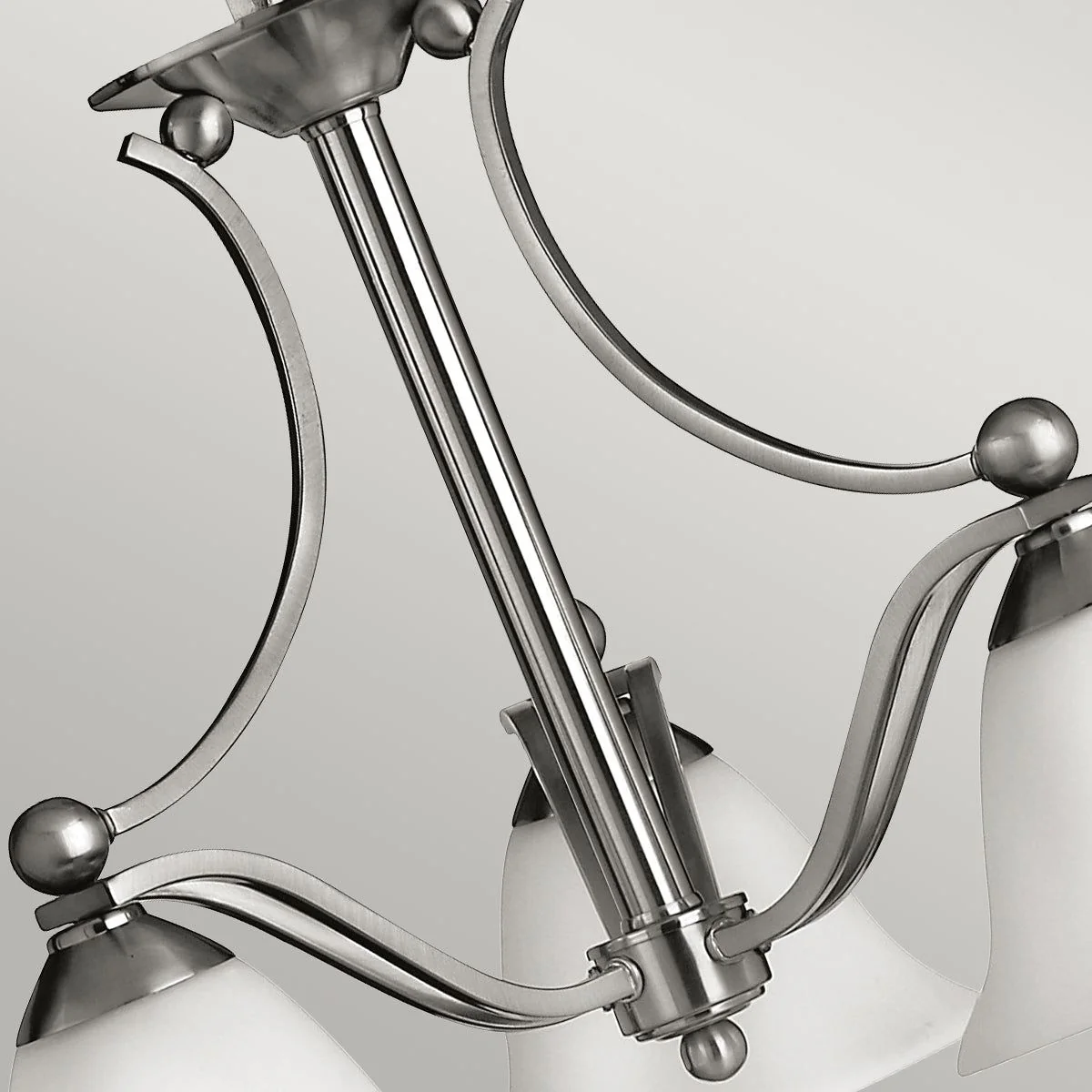 Bolla 3/5Lt Centre Ceiling Light -  Brushed Nickel Finish - Image 3
