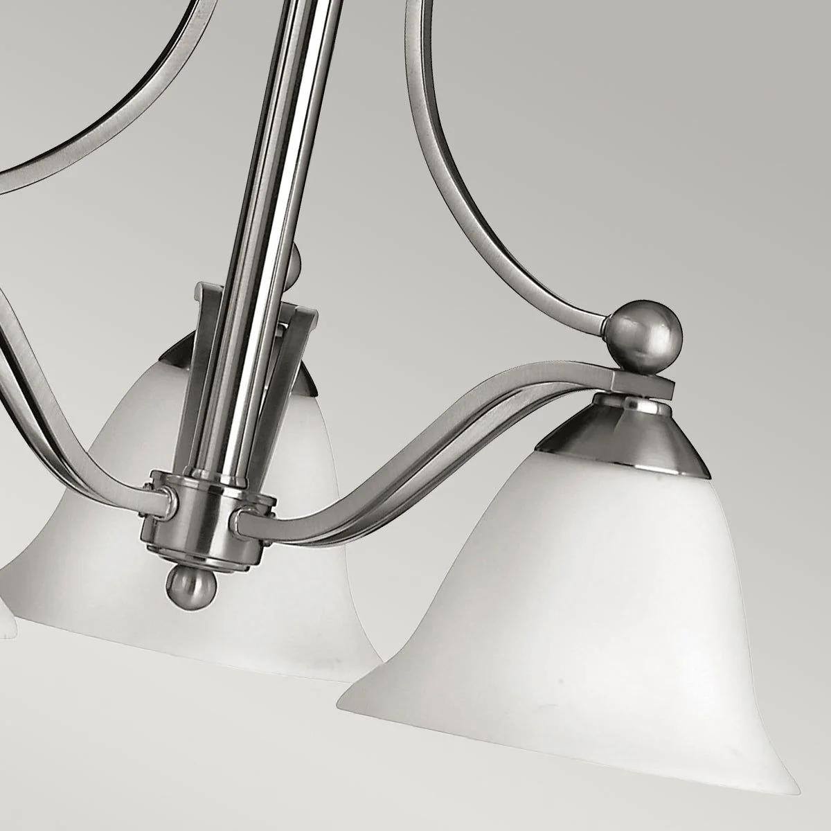 Bolla 3/5Lt Centre Ceiling Light -  Brushed Nickel Finish - Image 4