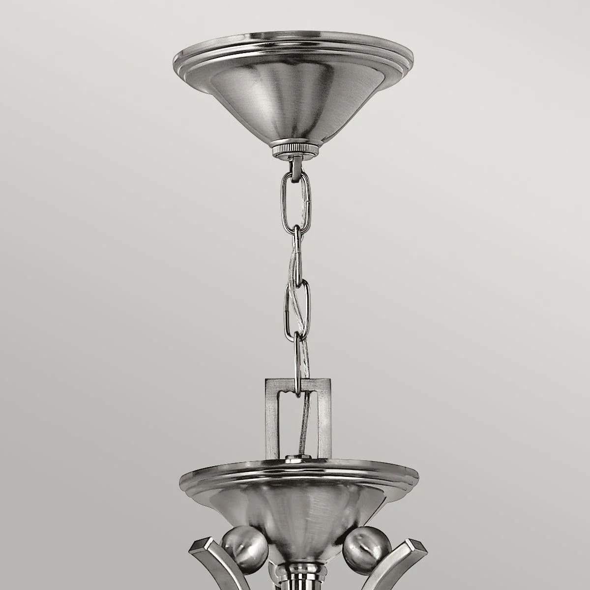 Bolla 3/5Lt Centre Ceiling Light -  Brushed Nickel Finish - Image 6