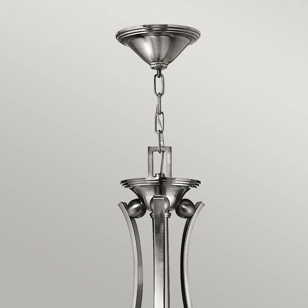 Bolla 9Lt Ceiling Light -  Brushed Nickel Finish - Image 2