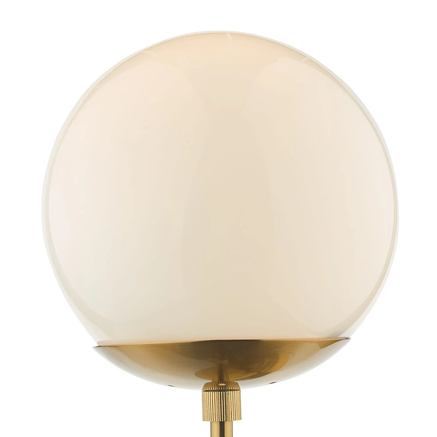 Bombazine Wall Light - Natural Brass & Opal Glass - Image 4