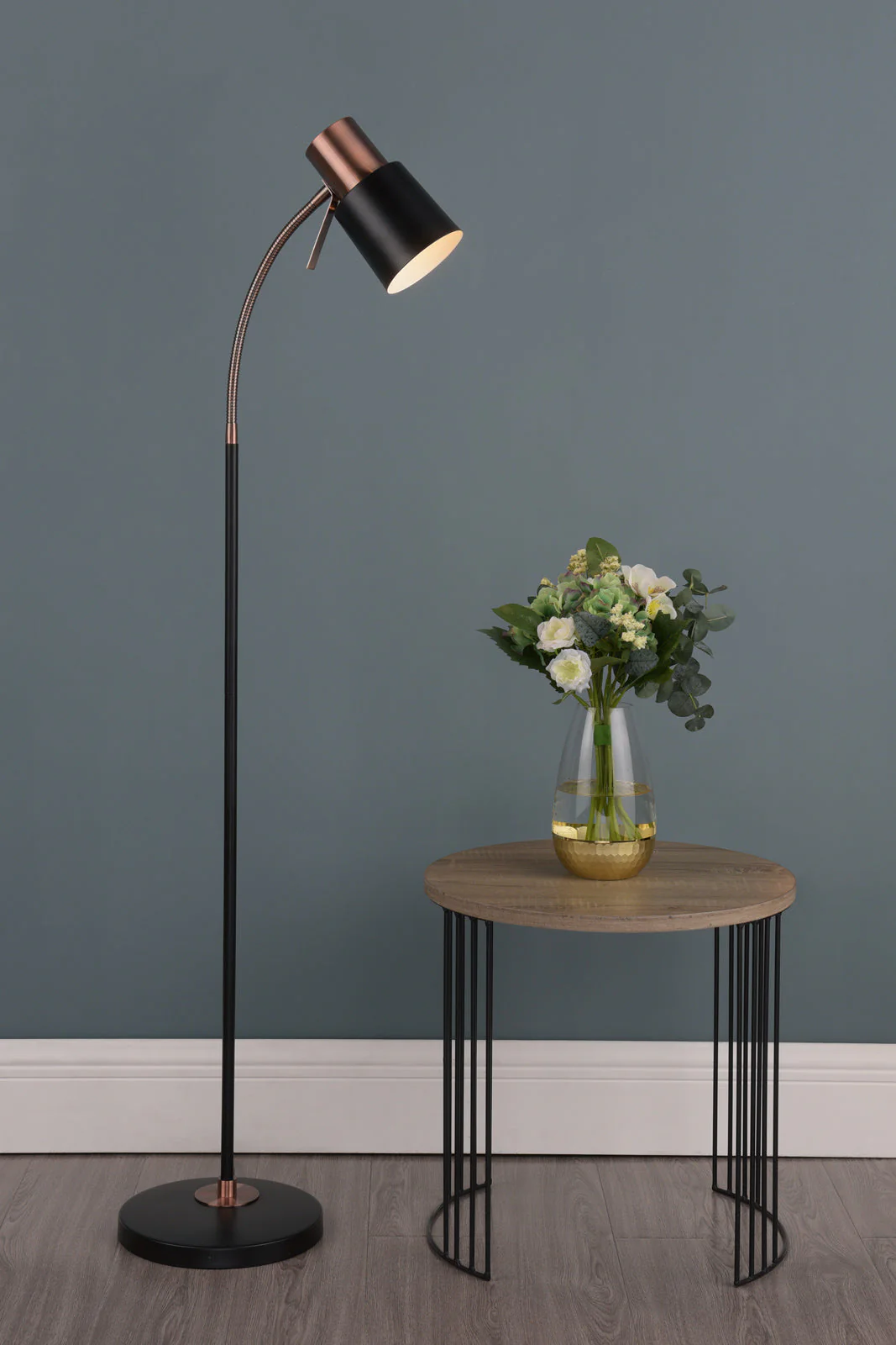 Bond Task Floor Lamp Black Copper - Image 4