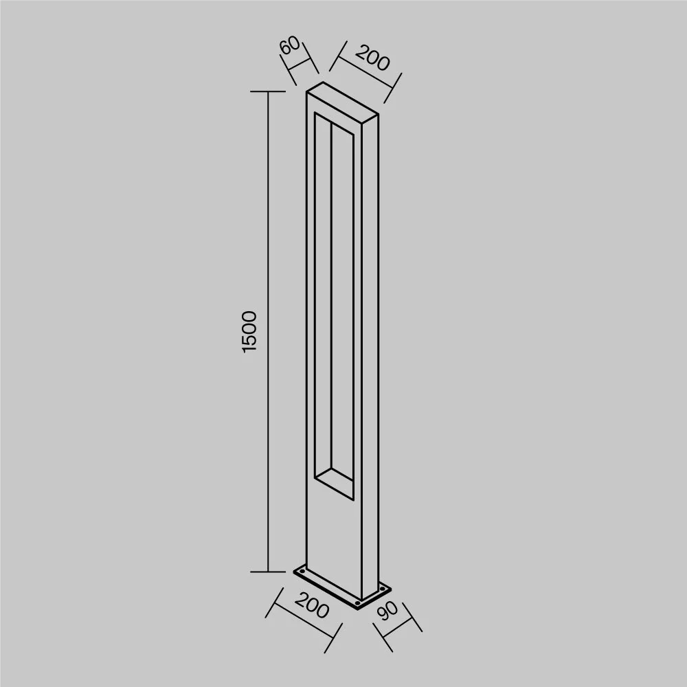 Bonn LED Landscape Bollards Light- Various Sizes - Image 11