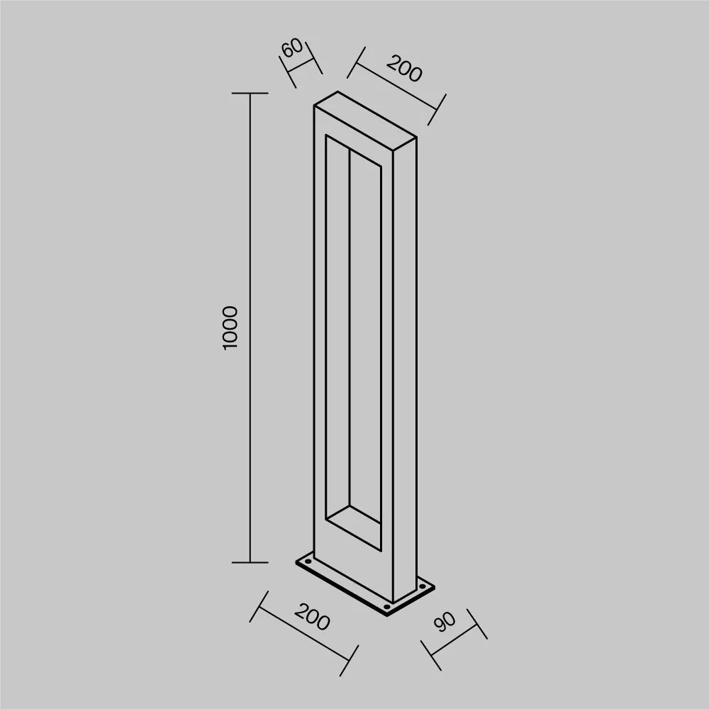 Bonn LED Landscape Bollards Light- Various Sizes - Image 5
