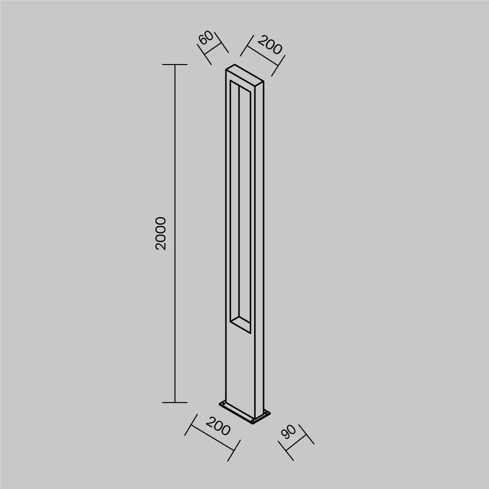 Bonn LED Landscape Bollards Light- Various Sizes - Image 8