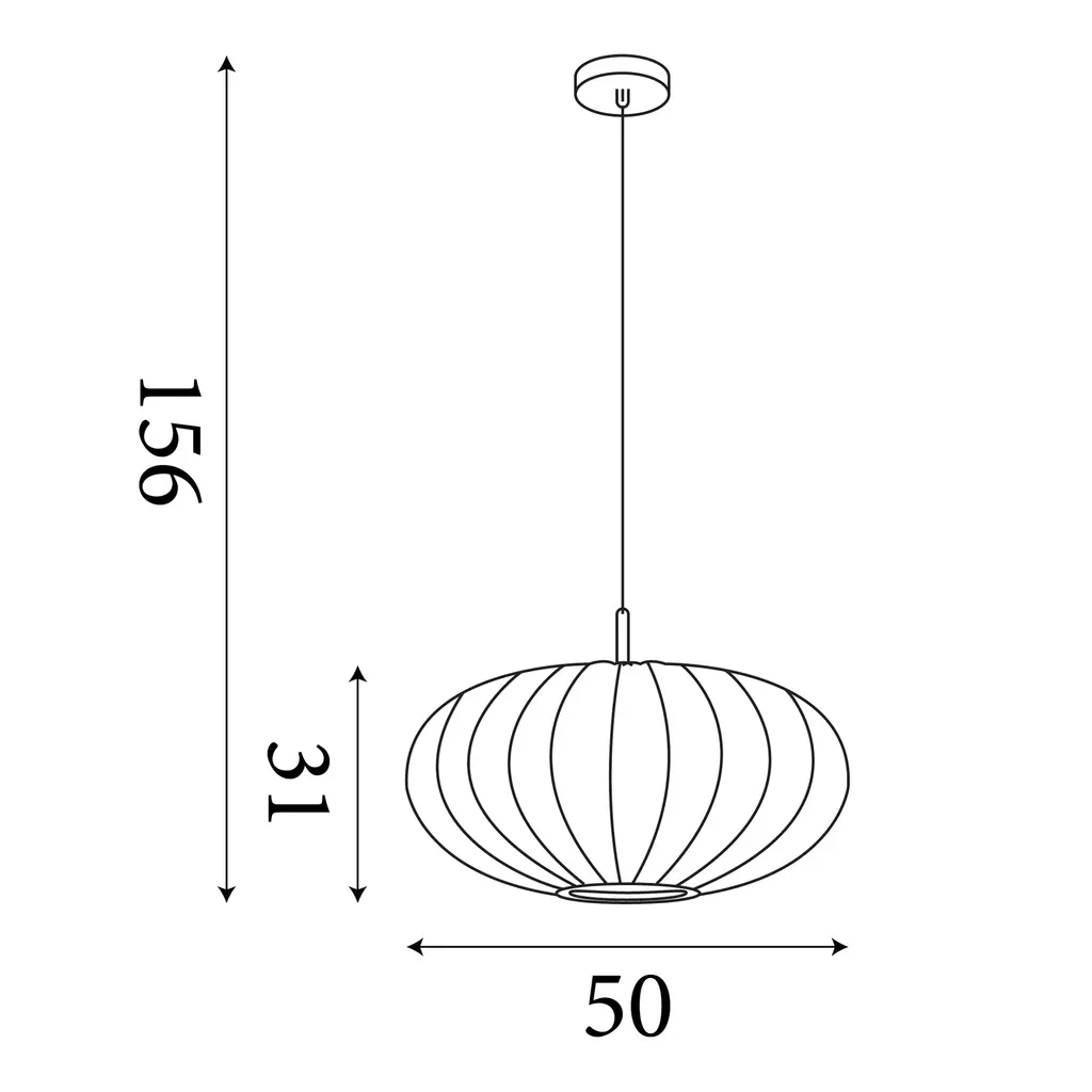Bonnie 1Lt Pendant-  Satin Brass Metal & Ivory Satin Shade - Image 2