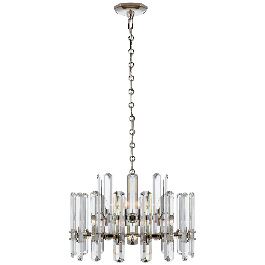 Bonnington Crystal Chandelier - Brass/Nickel - Image 2