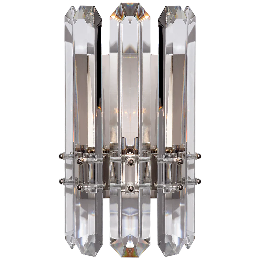 Bonnington Crystal Wall Sconce - Brass/Nickel - Image 2