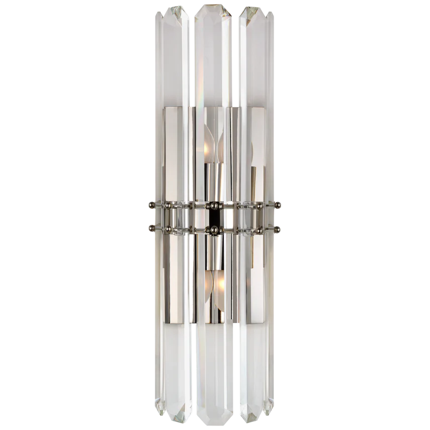 Bonnington Crystal Wall Sconce - Brass/Nickel - Image 4