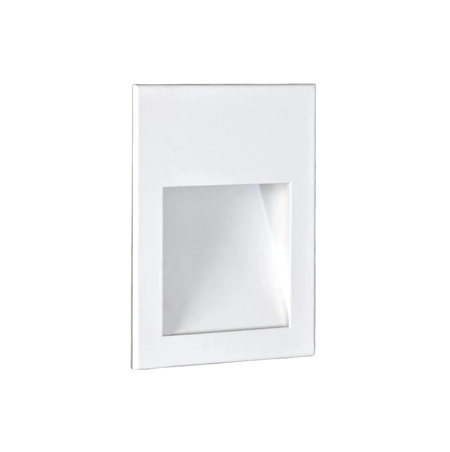 Borgo Recessed Wall Light Integrated LED IP65 Various Types - Matt White Finish - Image 2