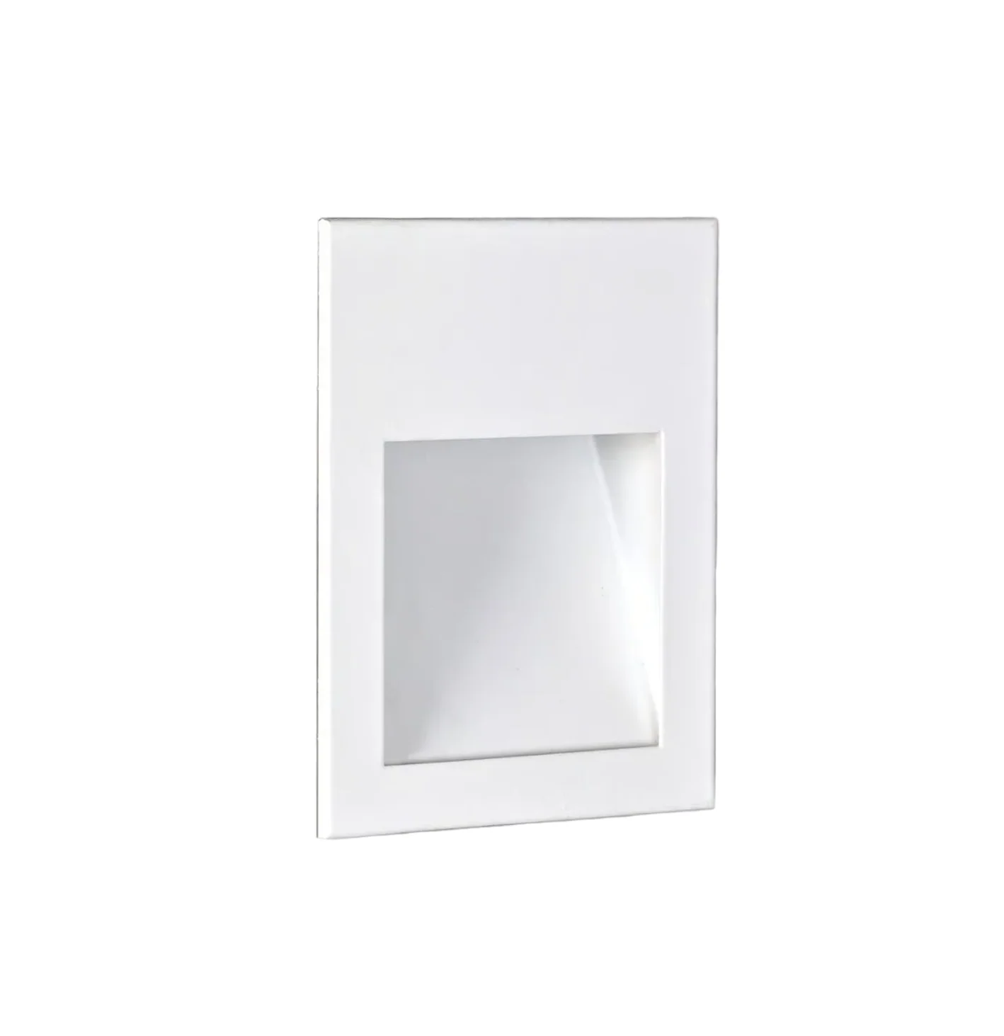 Borgo Recessed Wall Light Integrated LED IP65 Various Types - Matt White Finish - Image 3