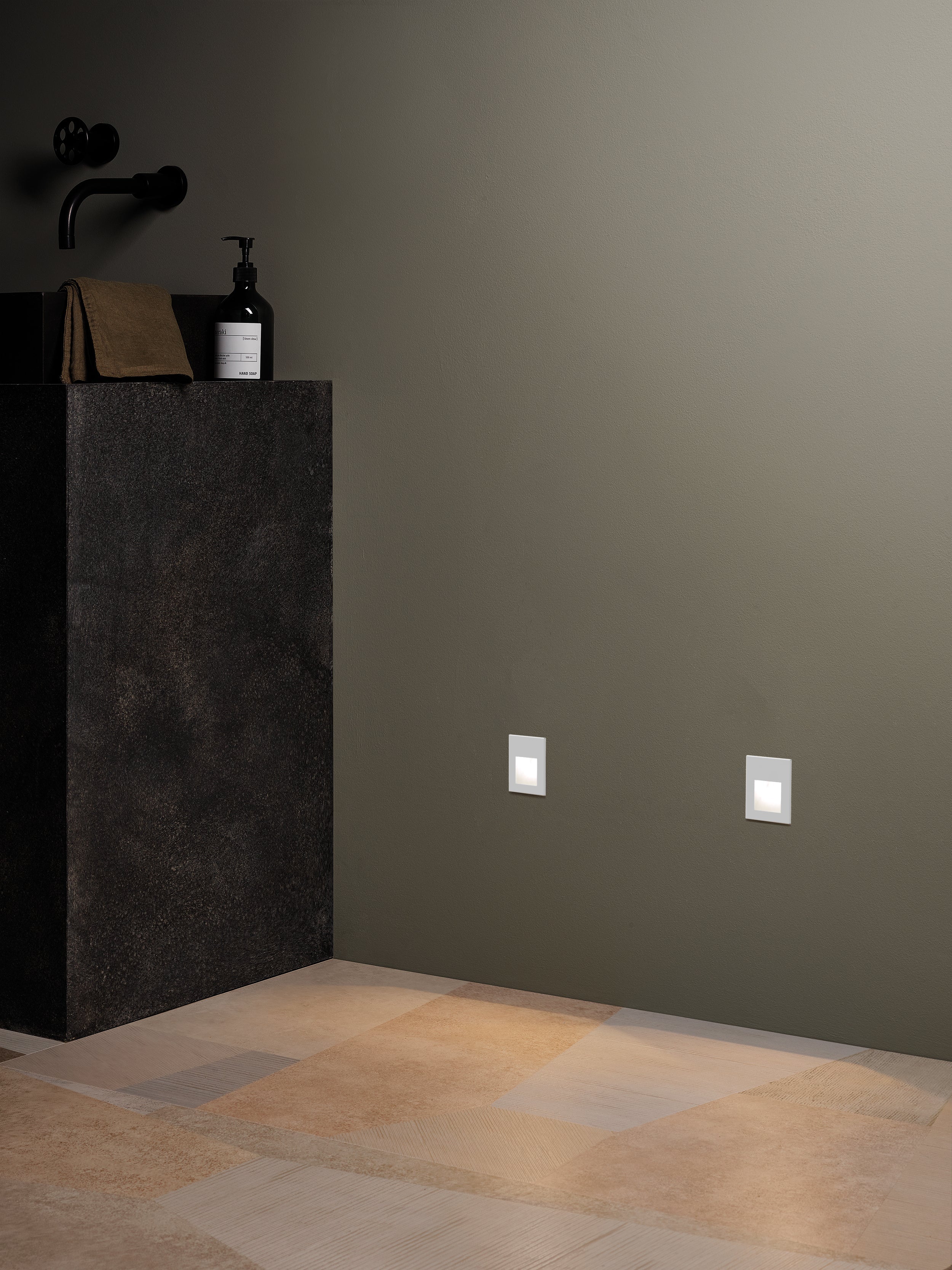 Borgo Recessed Wall Light Integrated LED IP65 Various Types - Matt White Finish - Image 5