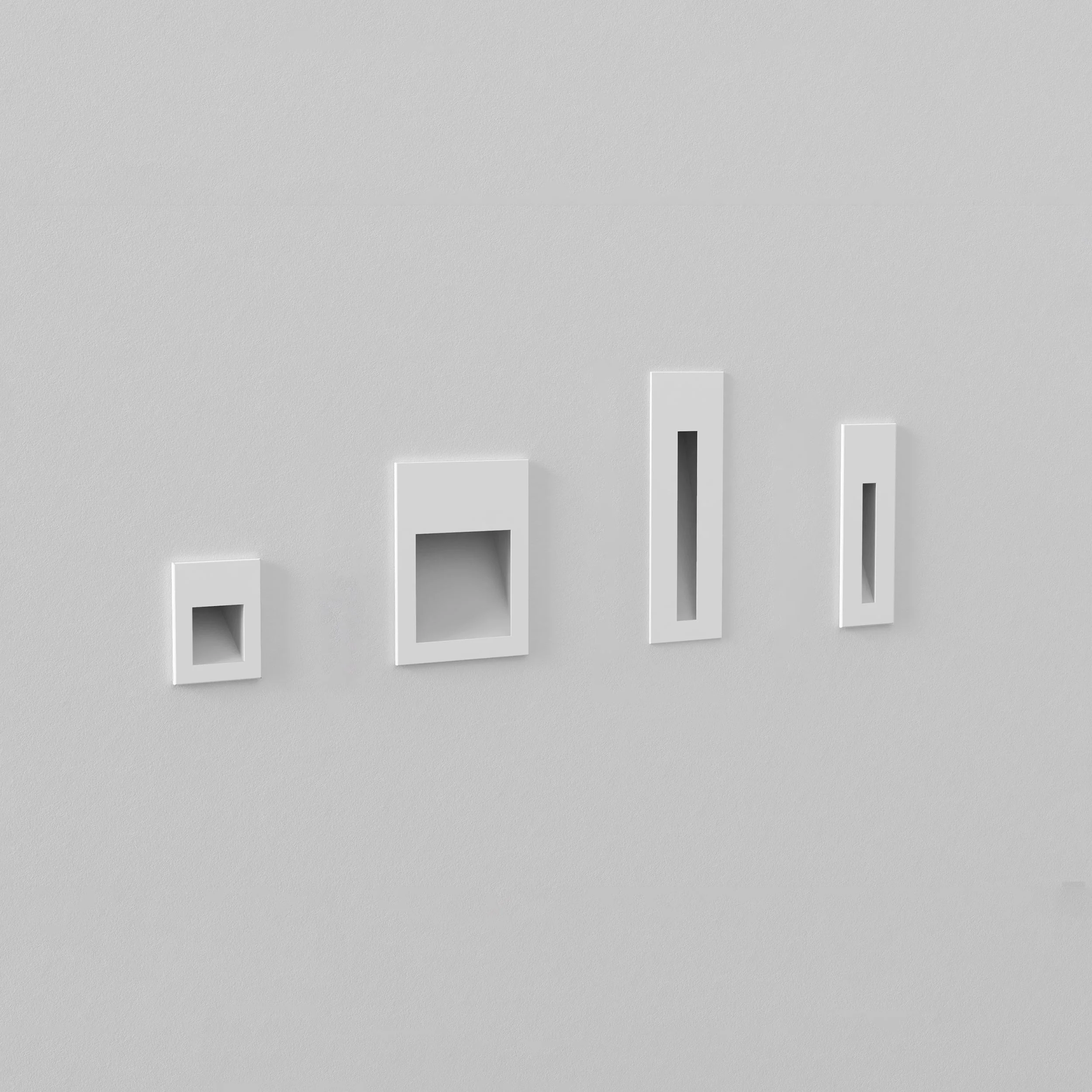 Borgo Recessed Wall Light Integrated LED IP65 Various Types - Matt White Finish - Image 7