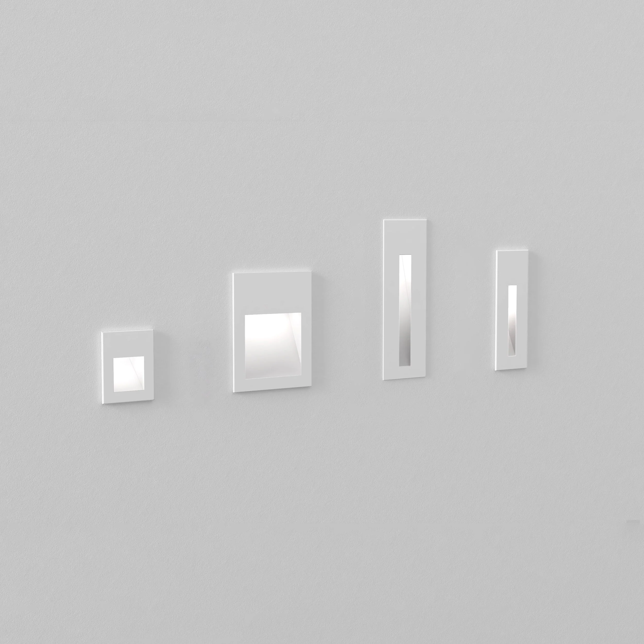 Borgo Recessed Wall Light Integrated LED IP65 Various Types - Matt White Finish - Image 8
