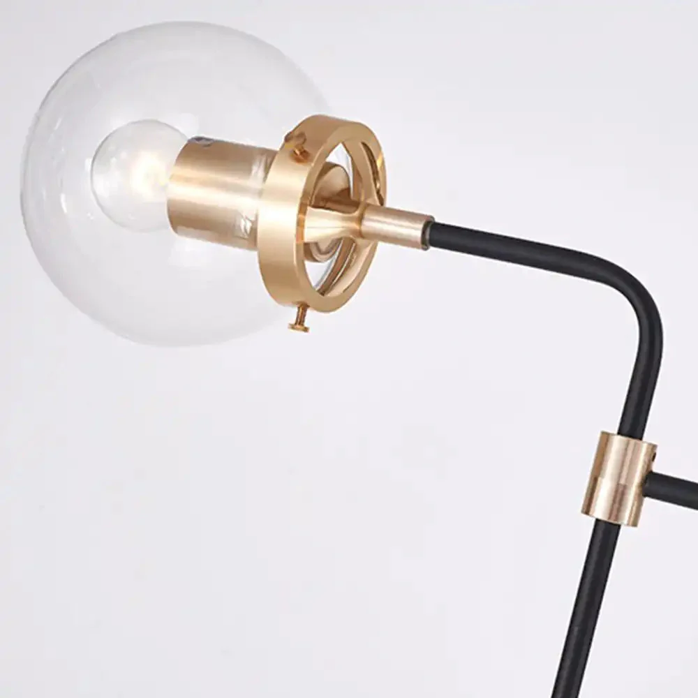 Boston 12 Ceiling Light - Brass & Black Finish - Image 2