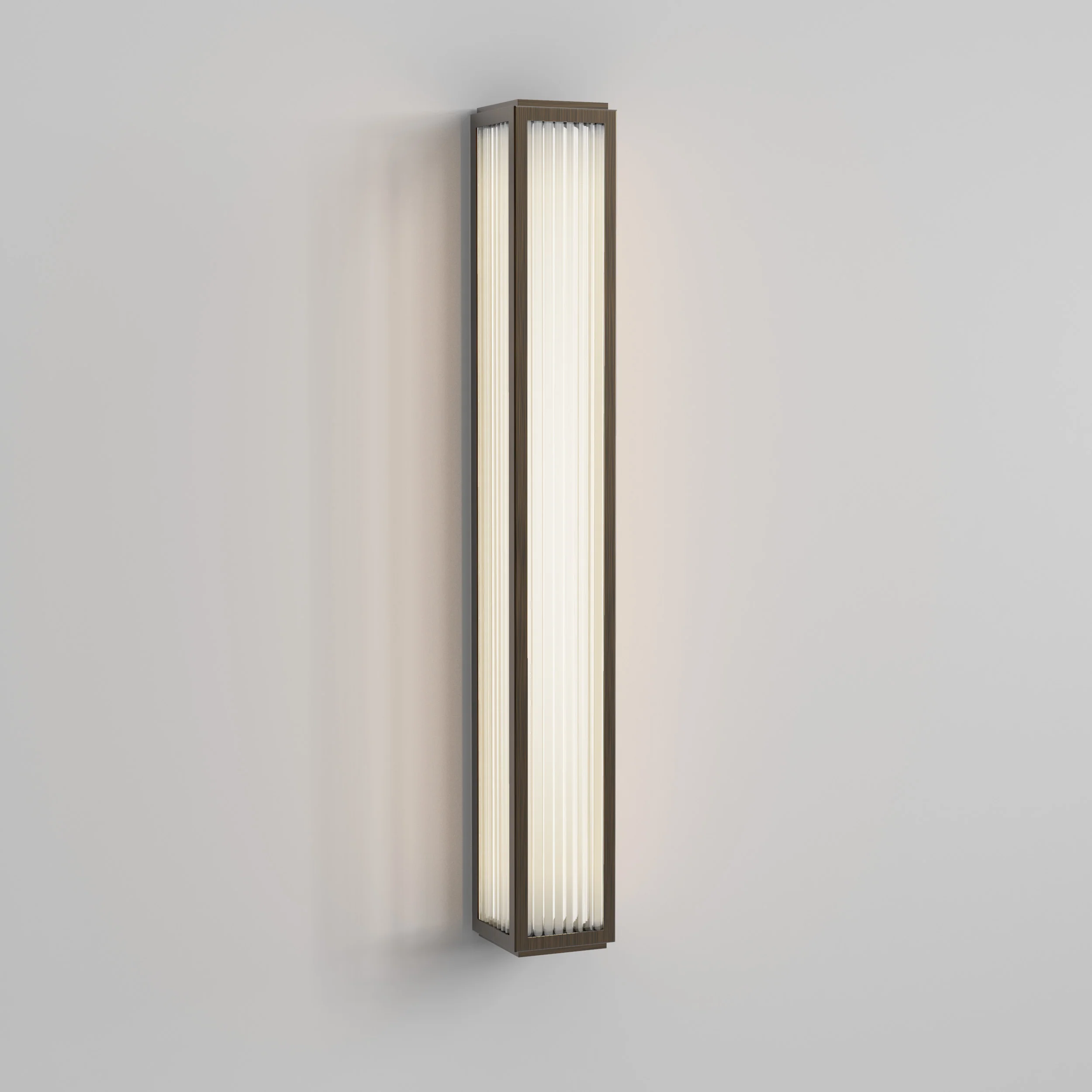 Boston 370/600 Bathroom Wall Light- Bronze/Polished Chrome Finishes - Image 10