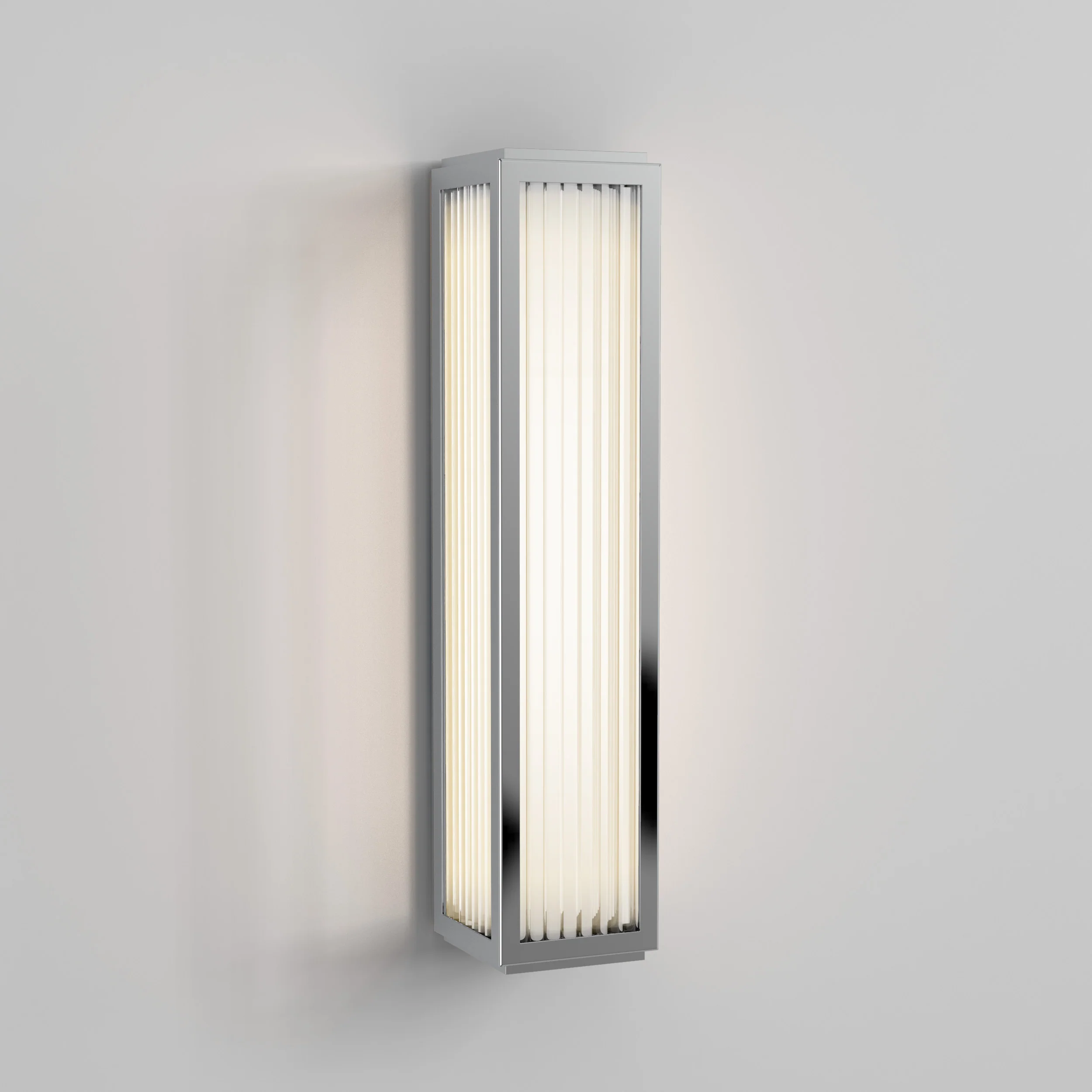 Boston 370/600 Bathroom Wall Light- Bronze/Polished Chrome Finishes - Image 2