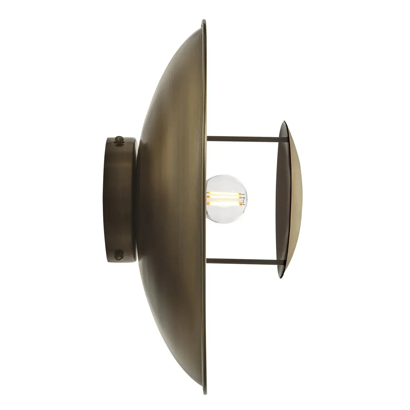 Boston Round Metal Diffuser Wall Light- Various Finishes - Image 15