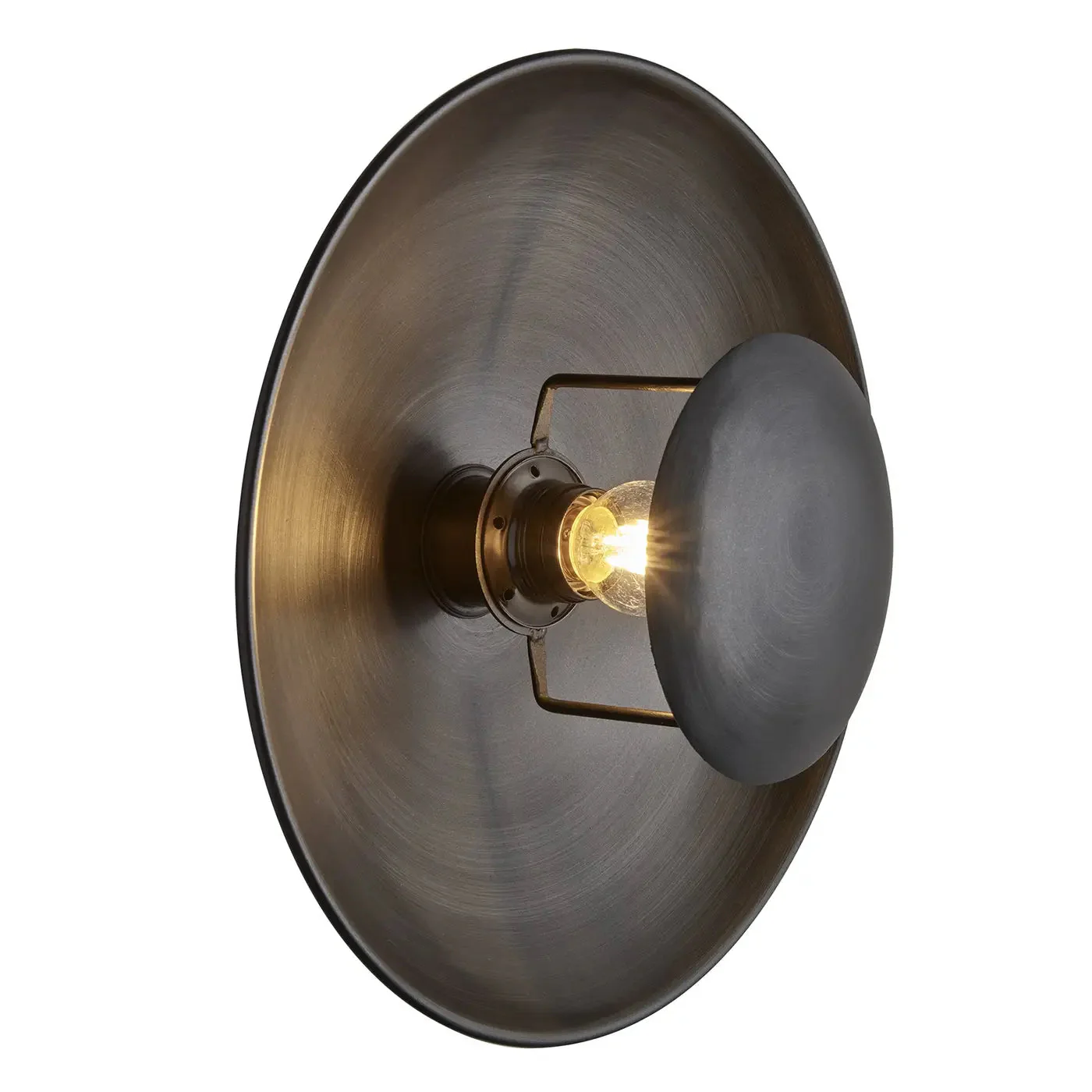 Boston Round Metal Diffuser Wall Light- Various Finishes - Image 20