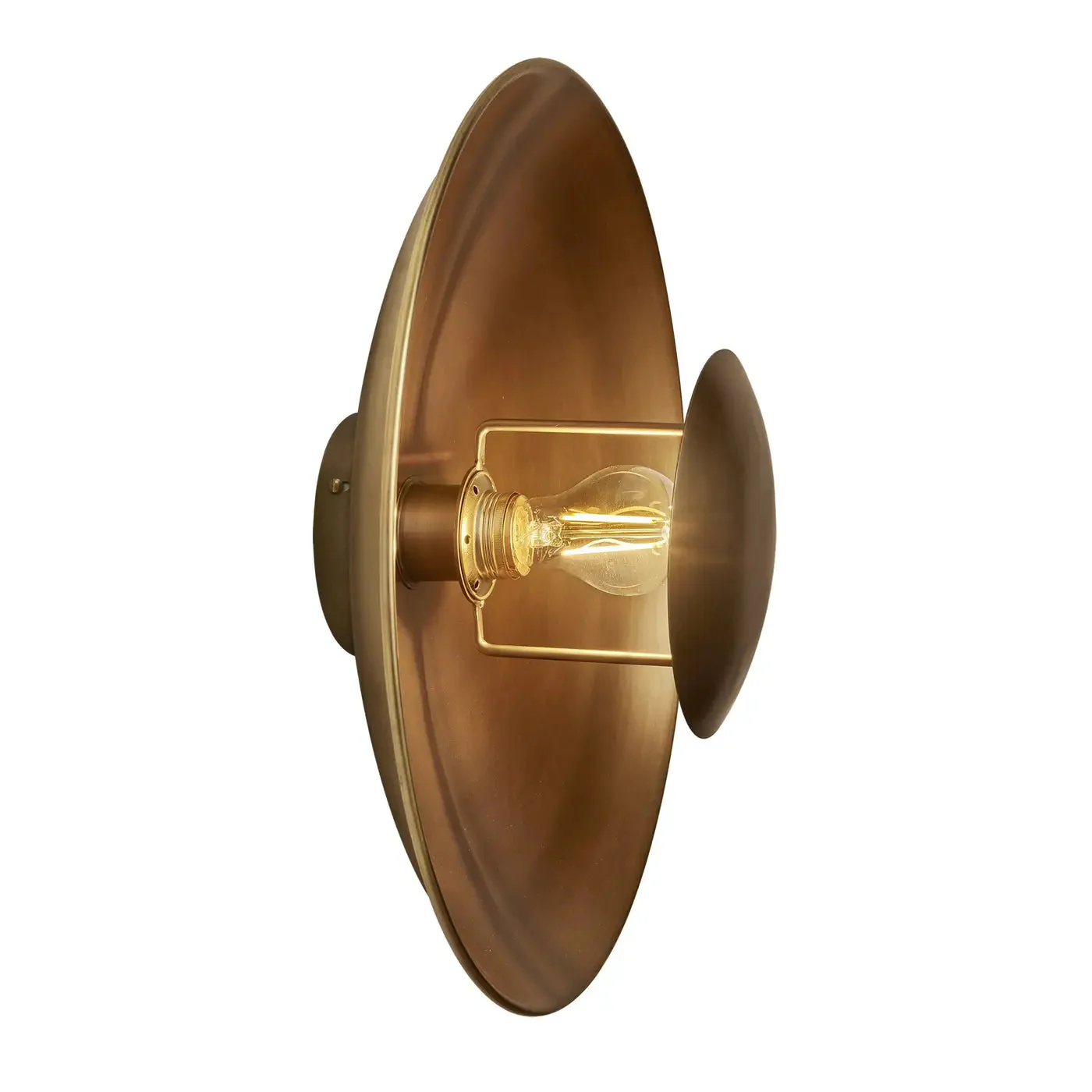 Boston Round Metal Diffuser Wall Light- Various Finishes - Image 9