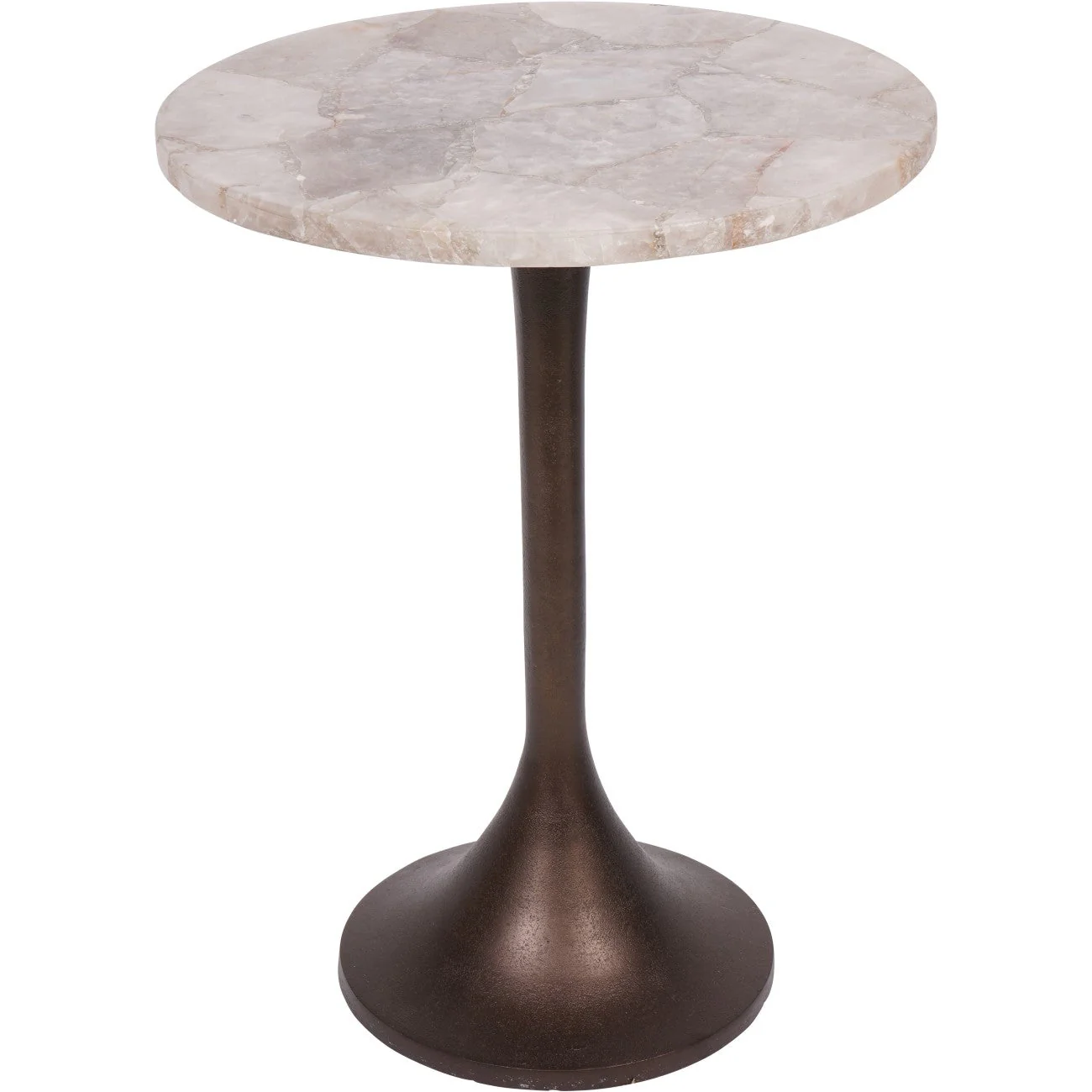 Bosworth Smokey Quartz Side Table- 42cm/ 60cm/ - Image 10