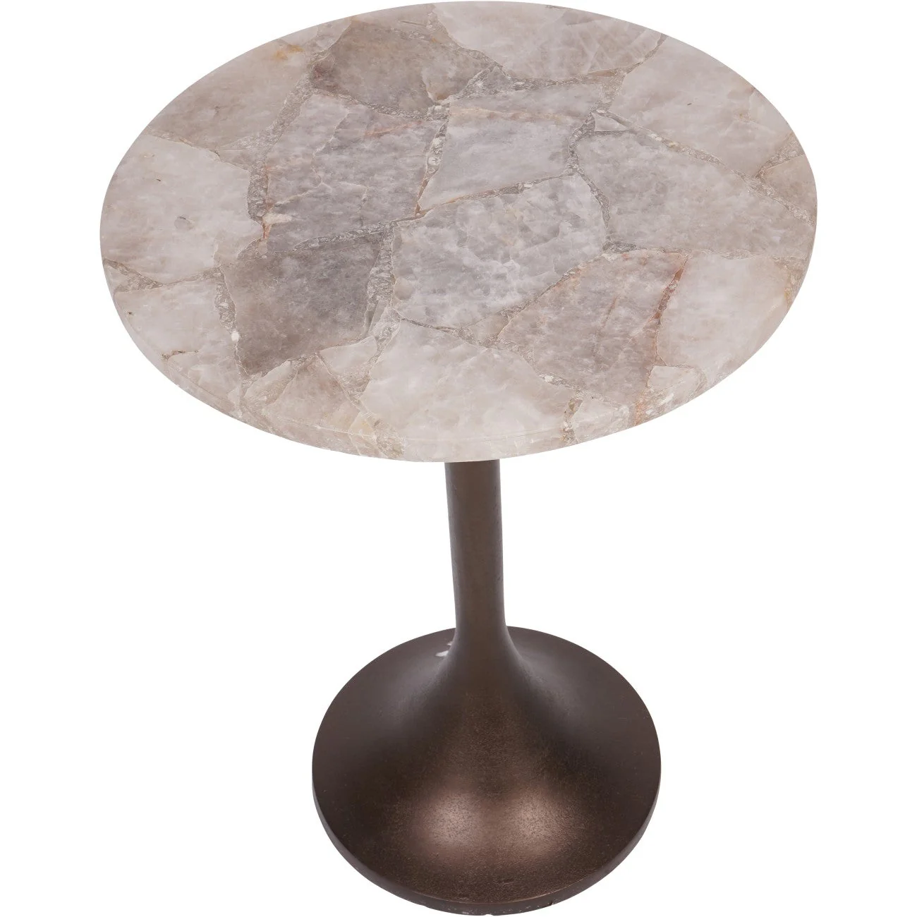 Bosworth Smokey Quartz Side Table- 42cm/ 60cm/ - Image 11