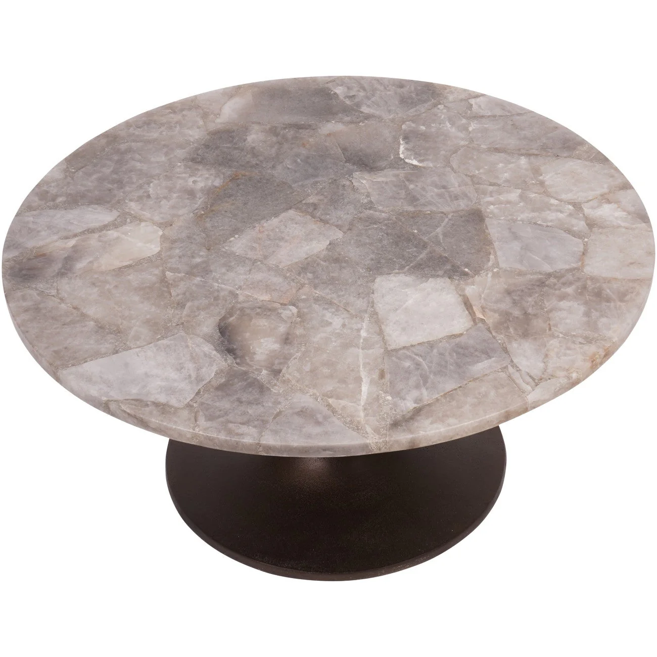 Bosworth Smokey Quartz Side Table- 42cm/ 60cm/ - Image 14