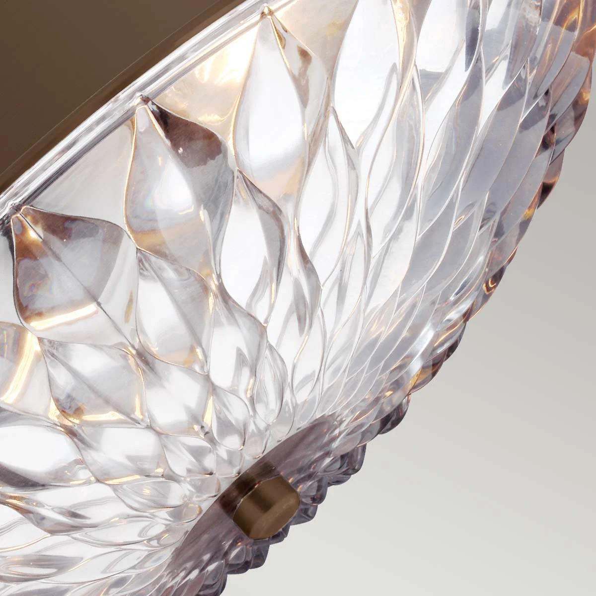 Botanic 4 Light Pendant - Dark Aged Brass - Image 2