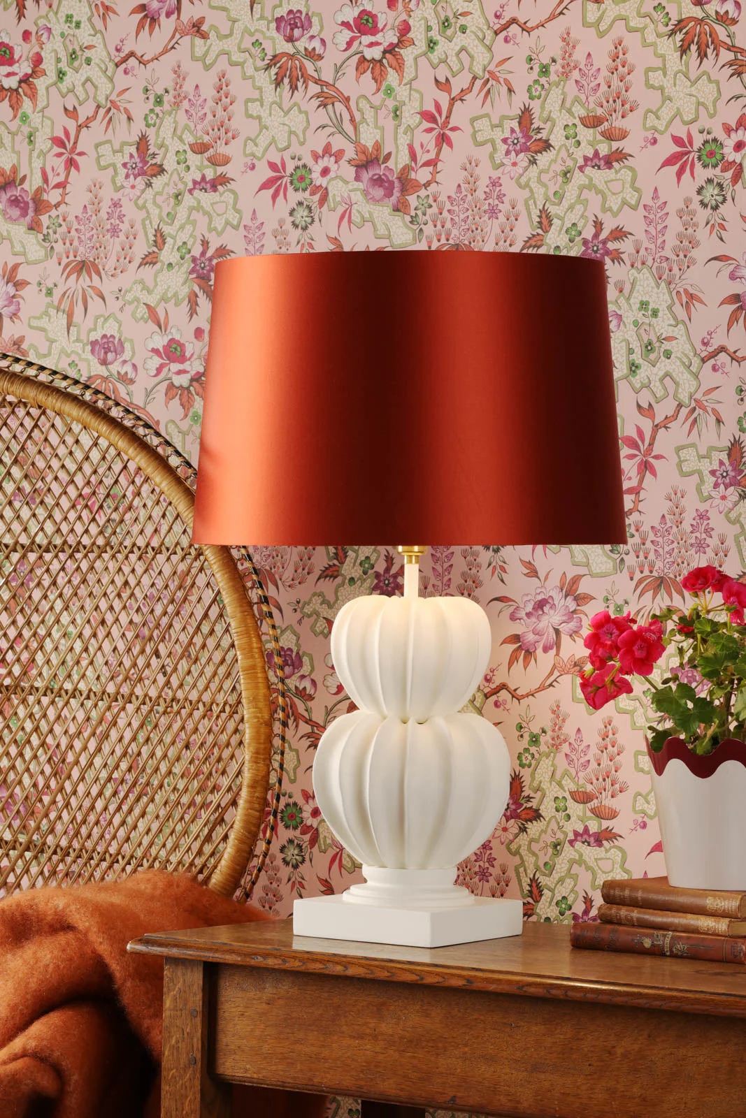 Botany Table Lamp White Base Only E27 - Image 3