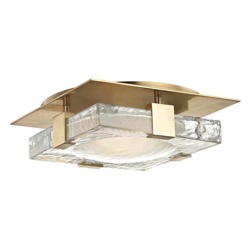 Bourne LED Wall Sconce - Nickel/Brass - Image 2