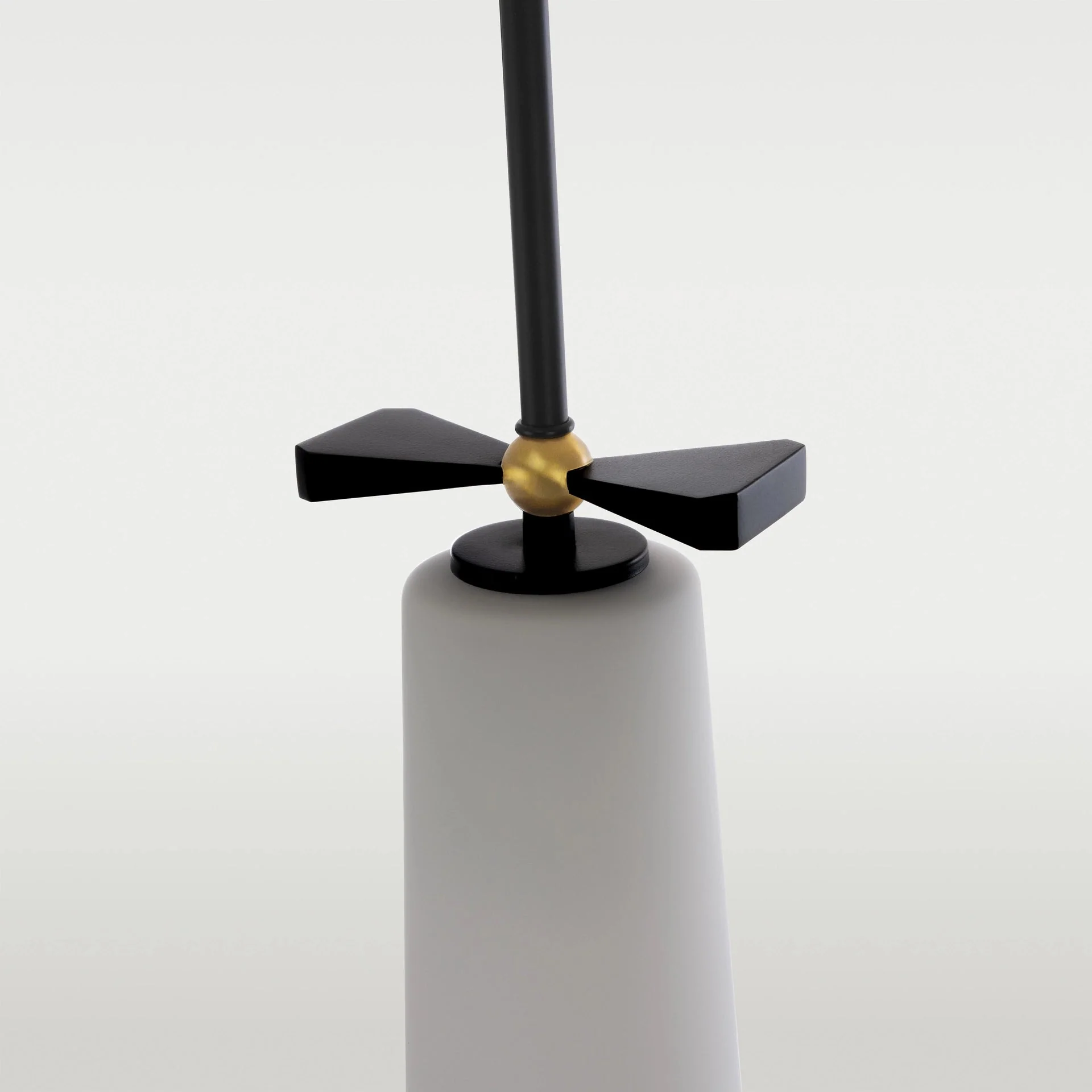 Bow Pendant Lamp  - Brass / Black - Image 11
