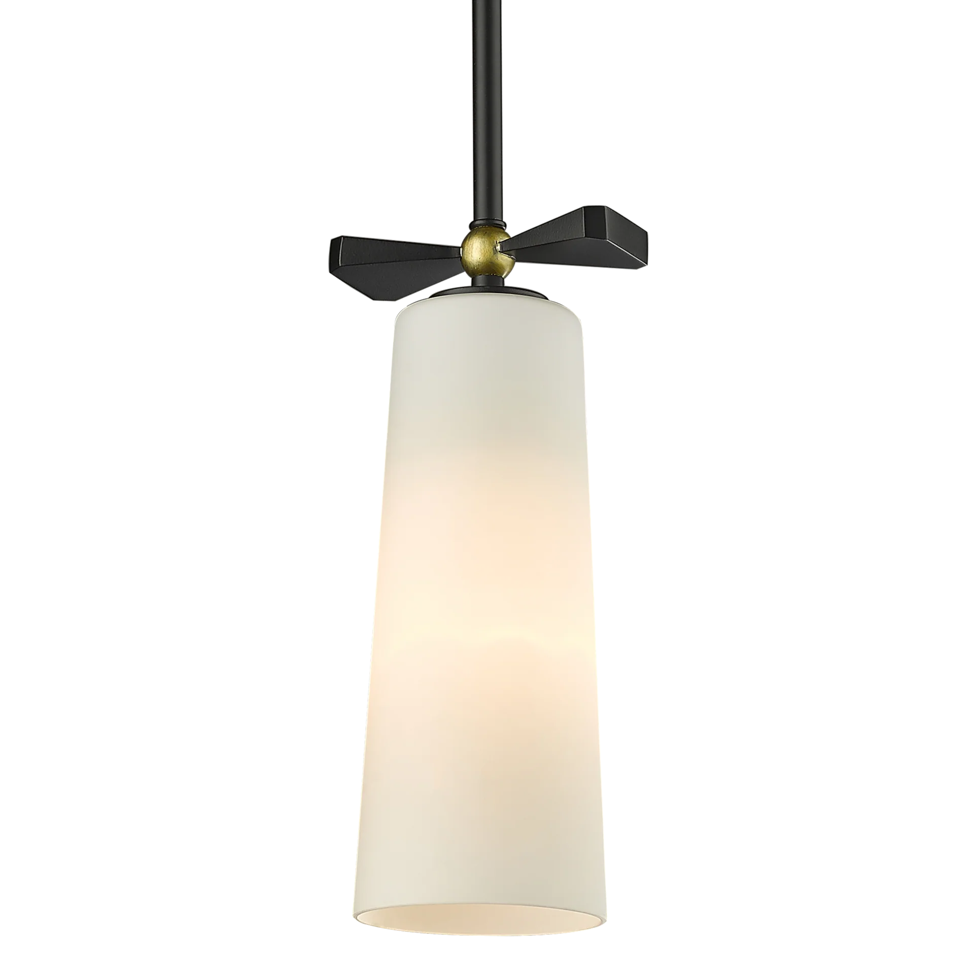 Bow Pendant Lamp  - Brass / Black - Image 2