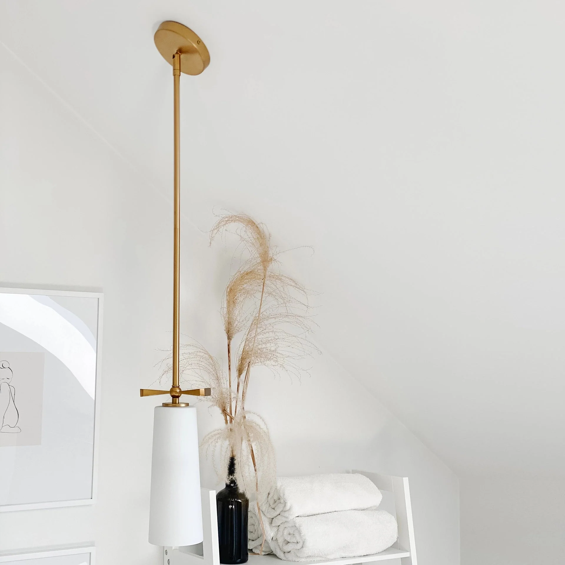 Bow Pendant Lamp  - Brass / Black - Image 6