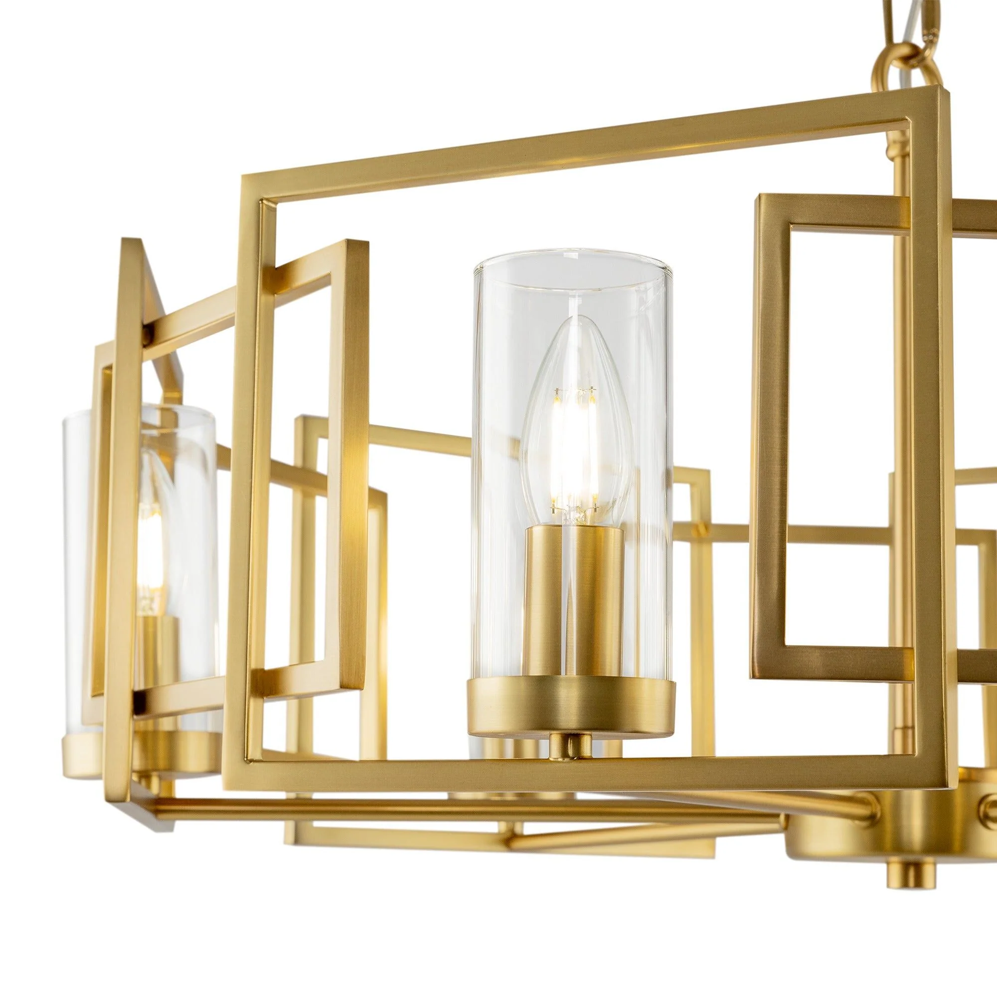 Bowi 6/8Lt Centre Ceiling Light - Gold Finish - Image 3