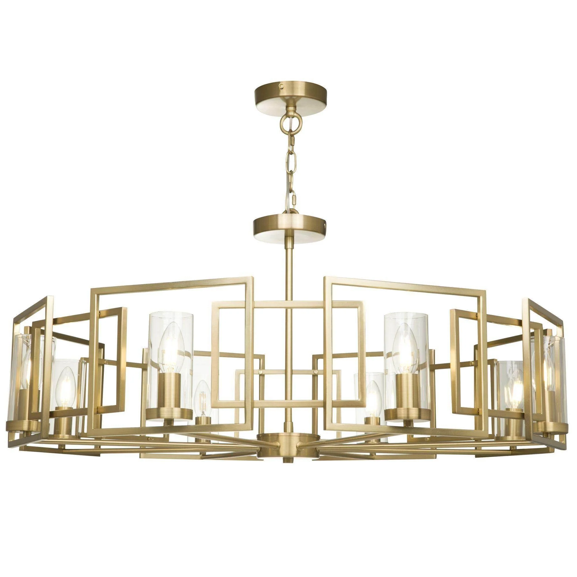 Bowi 6/8Lt Centre Ceiling Light - Gold Finish - Image 7