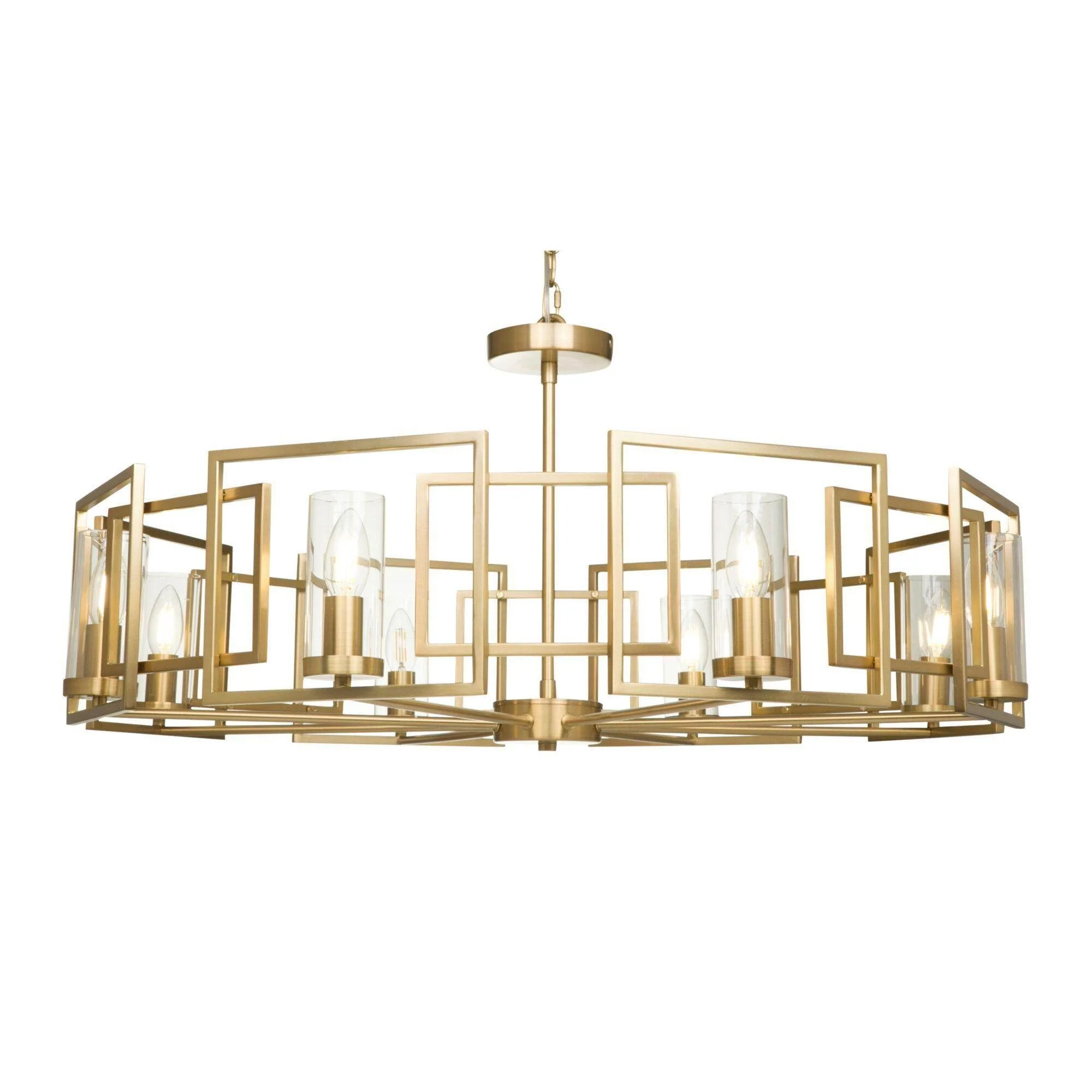 Bowi 6/8Lt Centre Ceiling Light - Gold Finish - Image 9
