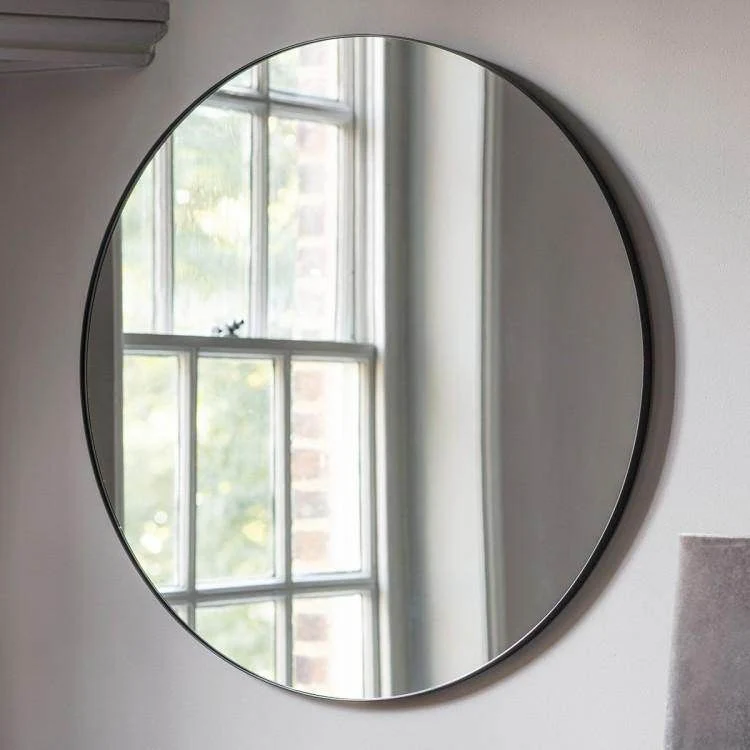 Bowie Round Mirror - Black/Silver/Champagne - Image 3
